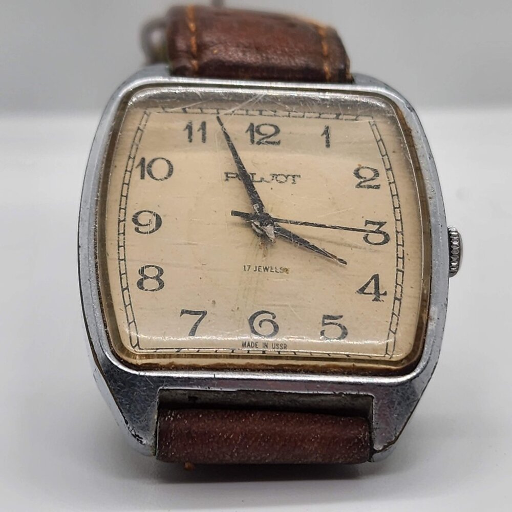 POLJOT 17 jewels USSR 1970-1980s cal. 2609H Mechanical Wrist Watch - Picture 5 of 9